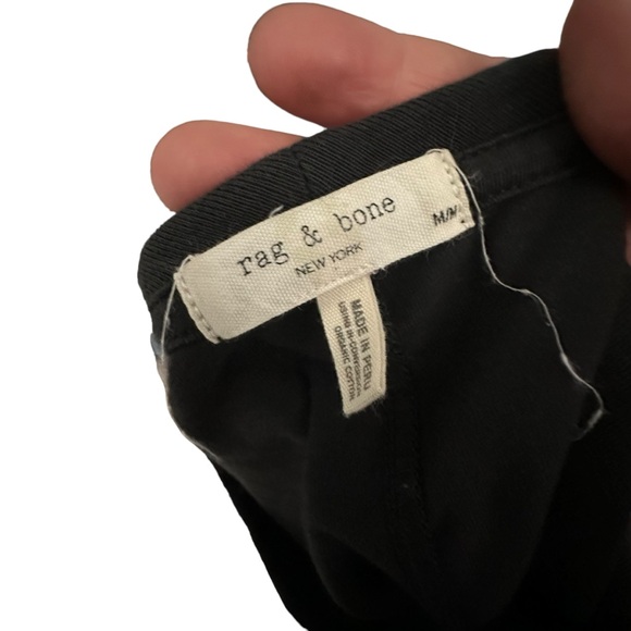 RAG & BONE Have A Nice Day T-Shirt Medium Black - Picture 5 of 9